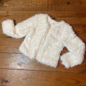 🥂 Ivory Faux Fur Chubby Teddy Coat